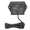 Motorcycle Tachometer Timer LCD Display 2 4‑Stroke Gasoline Engine Hour Meter Universal for Pickup Trucks