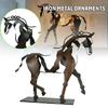 Adonis Horse Metal Sculpture With Lighting For Home Decor And Gift Giving