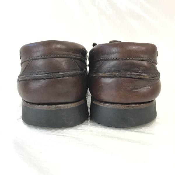 Vintage 80s-90s COLE HAAN Leather Kilt Tassel Loafers Size 27.0-28.0cm Brown Dress Shoes(USED)