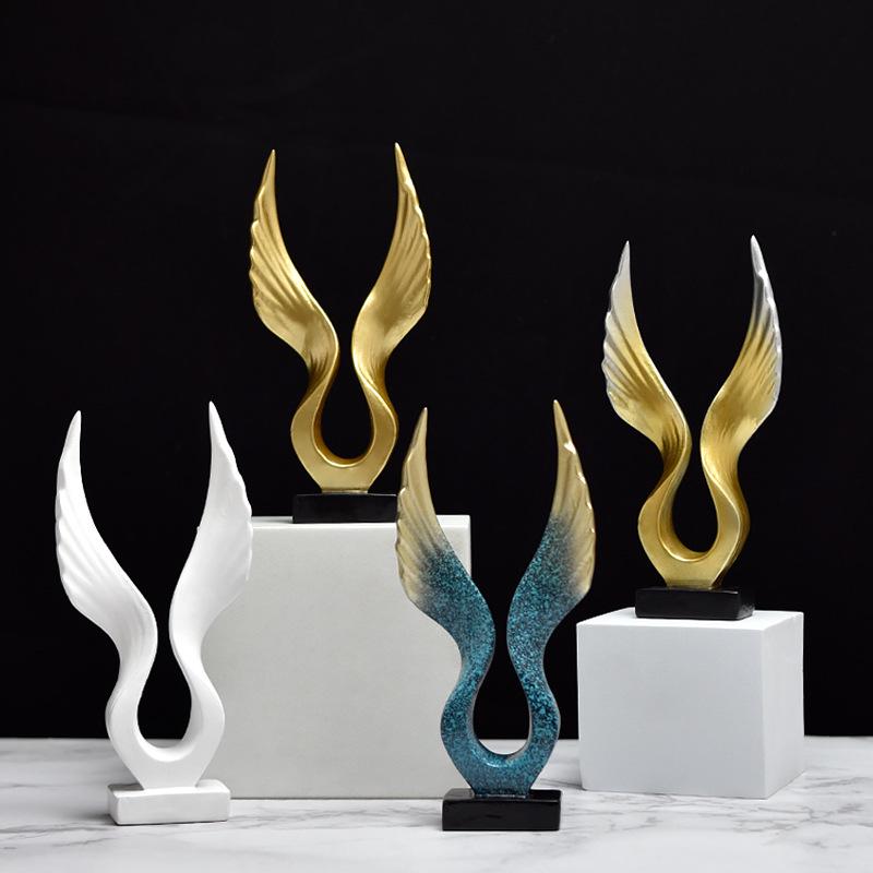 Nordic Mini Roc Wings Ornament - Modern Living Room & Study Decor
