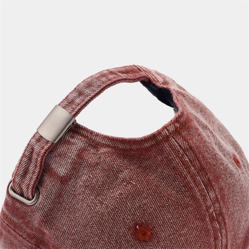 Zerrissener Hut Lange Krempe Distressed Hut Atmungsaktive Baseballkappe Damen Frühling Street Snap Hut Sonnenschutz Camping Wanderhut