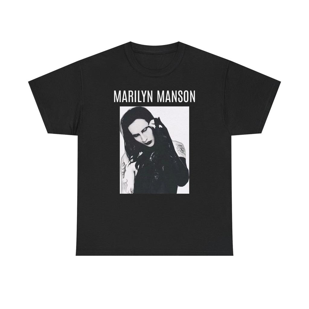 Marilyn Manson T-Shirt Rock Metal Goth Grafik-T-Shirt Unisex Vintage 90er Jahre Stil