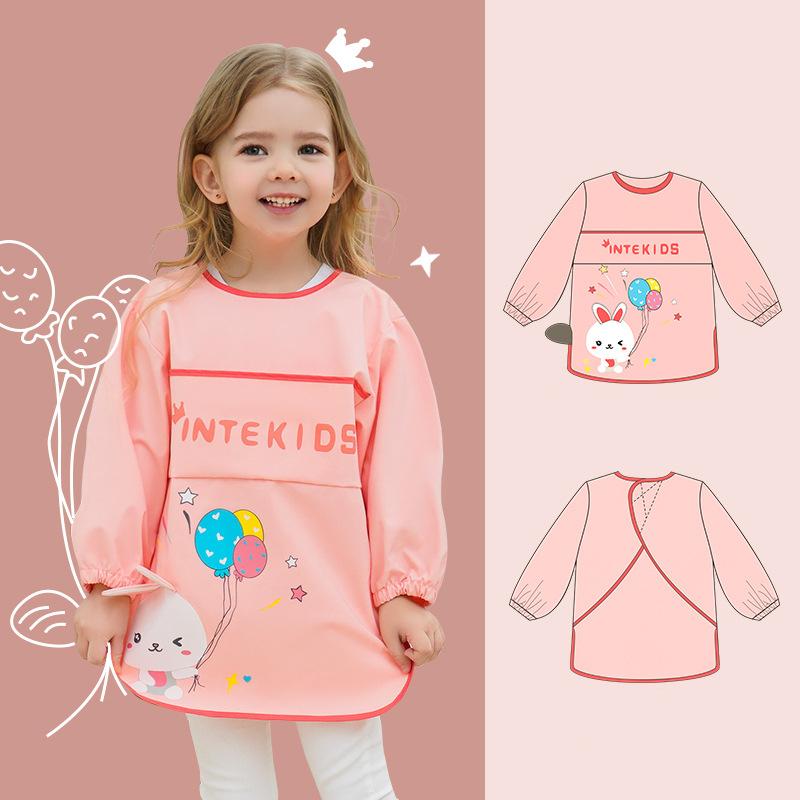 Kinder Cartoon Einhorn Schürze Jungen Mädchen Küche Kochen Backen Malen Kochen Kunst Lätzchen Mode Schürze Baby Lätzchen