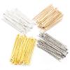 50Pcs/lot 15-40mm Double Cylinder Bar Earrings Connecting Stripes For DIY Jewelry Making Earring Pins Findings Supplies