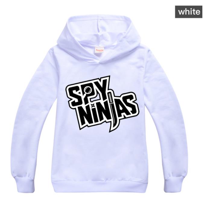 Nye Spy Ninjas Børnetøj Bomuld Hættetrøje Streetwear Sweatshirt Tegneserie Pullover Hip Hop Teenager Drenge Piger Tøj
