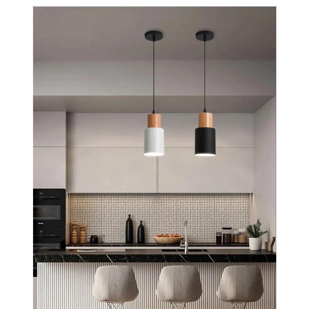 1/5/10Pcs Minimalist Pendant Chandelier Bedroom Bedside Lamp Modern Nordic Restaurant Single Head Small  Bar Counter