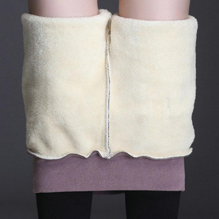 Damskie Legginsy, Jesień i Zima 2025 Nowy Styl, Dopasowane, Ocieplane, Elastyczna Talia, Rozciągliwe, Codzienne, Zwężane Spodnie