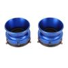 1 Pair NAB Hub Adapters Aluminum Alloy 1Celsius4 10 Inch Opener Nab Adapters Professional   Loading Device with Lock for Reel To Reel Tape Rec