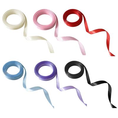 Lot de 6 Rubans à Cheveux Colorés et Soyeux Élégants Rubans à Cheveux Soyeux Designs Uniques pour Queue de Cheval Bandeau Décoration pour Cheveux