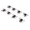8Pcs 110 Degrees Screw On Self Closing Compact 33 Hinge Zinc Alloy Sturdy Structure Cabinet Door