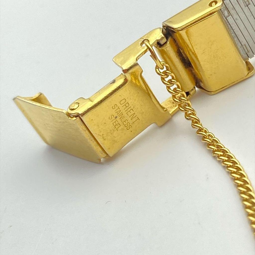 Used New Battery Orient D85869-40 Ladies Gold