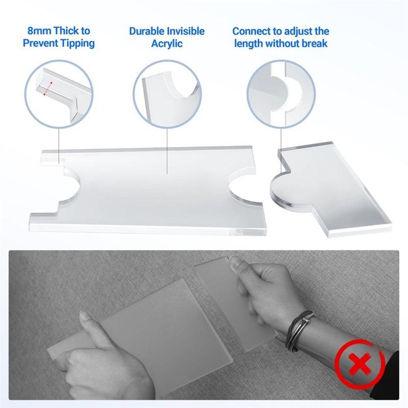 Good-Couch Spacers & Furniture Protectors - Stoppers To Prevent Sliding (2-Pack),Under-Couch Stoppers,For Couches, Beds