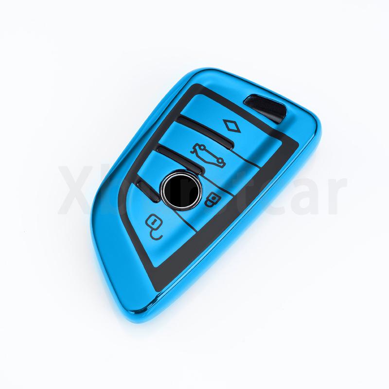 3 4 Buttons TPU Shell Fob for BMW X1 X2 X3 X4 X5 X6 M5 F15 F16 F48 G30 G38 525 540 740 Series 1 2 3 5 Car Key Cover Accessories