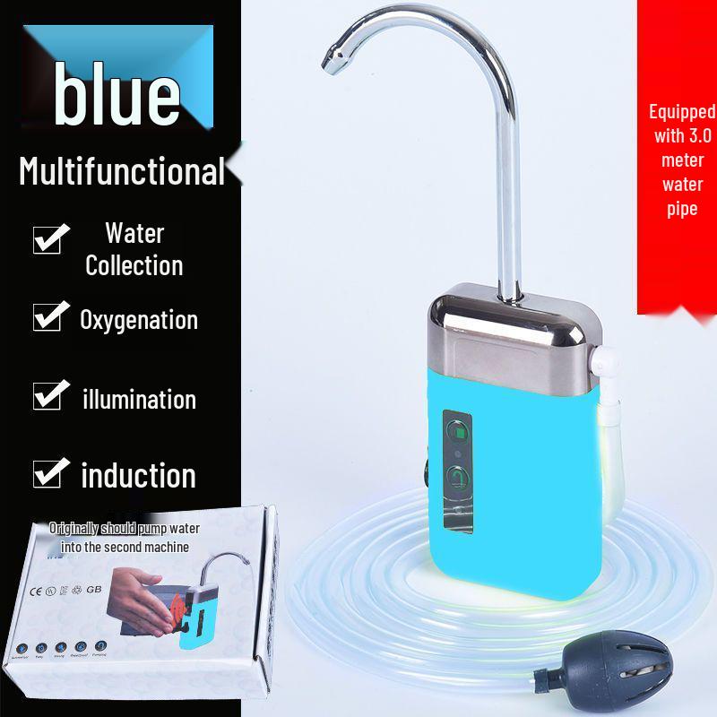 Tragbarer wiederaufladbarer elektrischer Wasserspender für Händewaschen im Freien und Belüfter zum Angeln