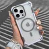 Shockproof Armor for Magsafe Magnetic Case For iPhone 17 16 15 14 13 12 11 Pro Max Transparent Bumper Wireless Charger Cover