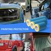 Adhesive Tape Masking Film Plastic Sheeting Car Painting Tape for Painters No Residue Furniture Protective Film Home Improvement