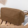 Simple Canvas Handbag For Women Large Capacity Tote Bag Travel Solid Color  Reusable Shoulder Bag