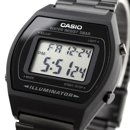Casio Vintage Series Digital Watch B640WB-1A Unisex Black Overseas Model
