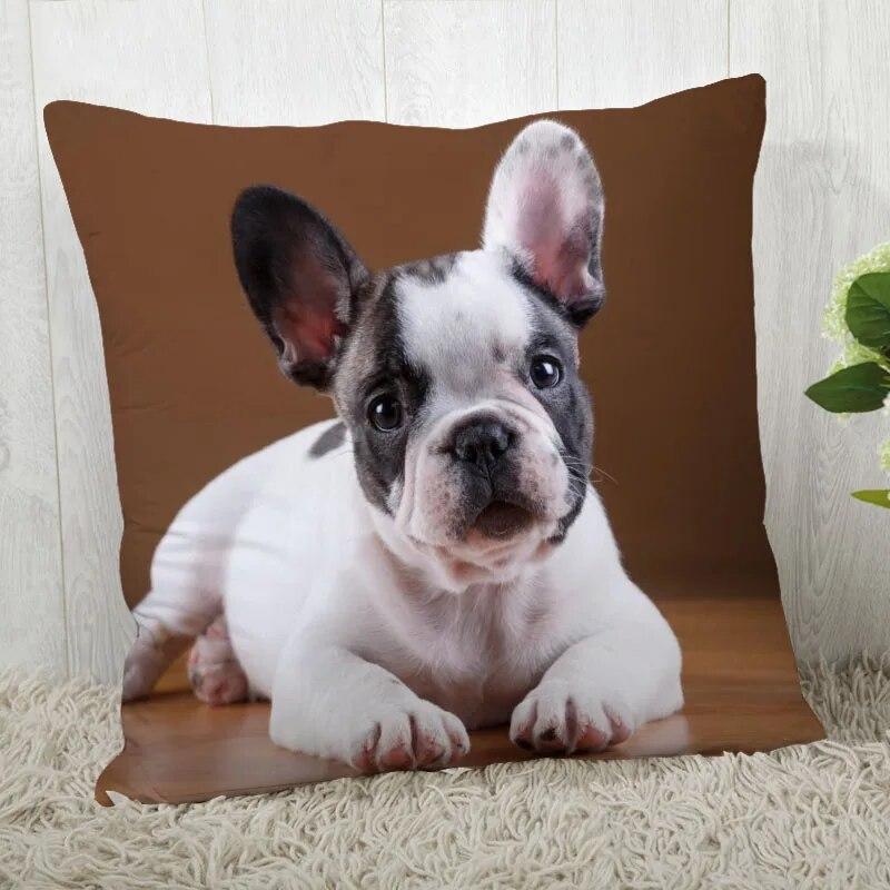 Pillowcase Bulldog  Modern Home Living Room Decoration
