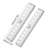 Motion Sensor LED Lights, 10 LED Battery Operated Motion Light, Magnetic Night Light Bar for Kitchen Cabinet, Closet