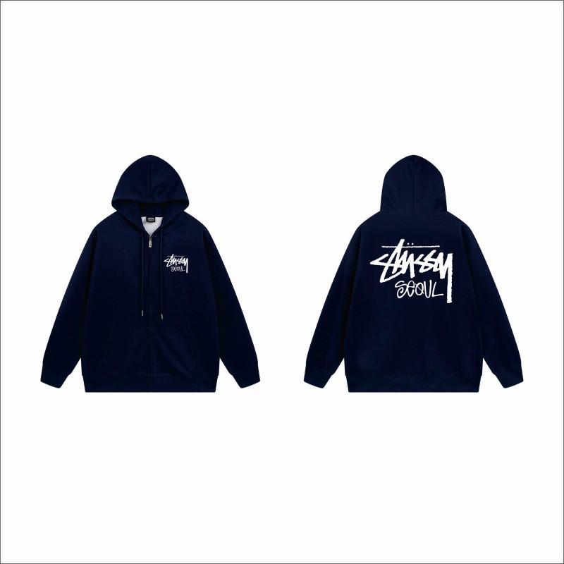 Unisex Mikina s kapucí na zip s fleecovou podšívkou a potiskem písmen Volný střih Bavlna Dlouhý rukáv Pánská Dámská