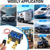 Remote Battery Disconnect Switch 12V, 240A, Upgrade Smart Voltage Car Kill Switch Anti-Theft, Prevent Battery Drain, For Car, Truck, RV