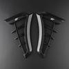 Black Car Fender Side Vents Air Flow Intake Hole Shark 3D BTYD6 Grille Sticker Cover for Ford Focus ST Mondeo Fiesta Kuga Escape Car R4W