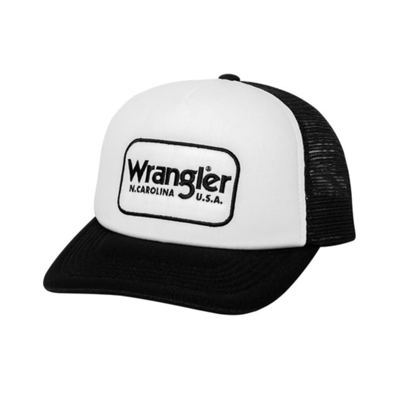

Wrangler Patch Mesh Trucker Cap Black FREE