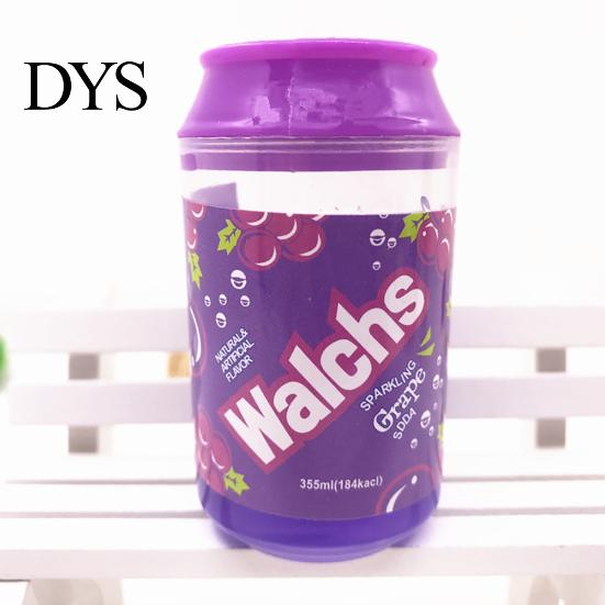 Clear Cans Slime Toy Crystal Mud Blowing Bubble Stress Reliever Kids Adults Gift