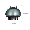 Head Oil Massager Comb Dark Your Hands Massaging Shampoo Brush