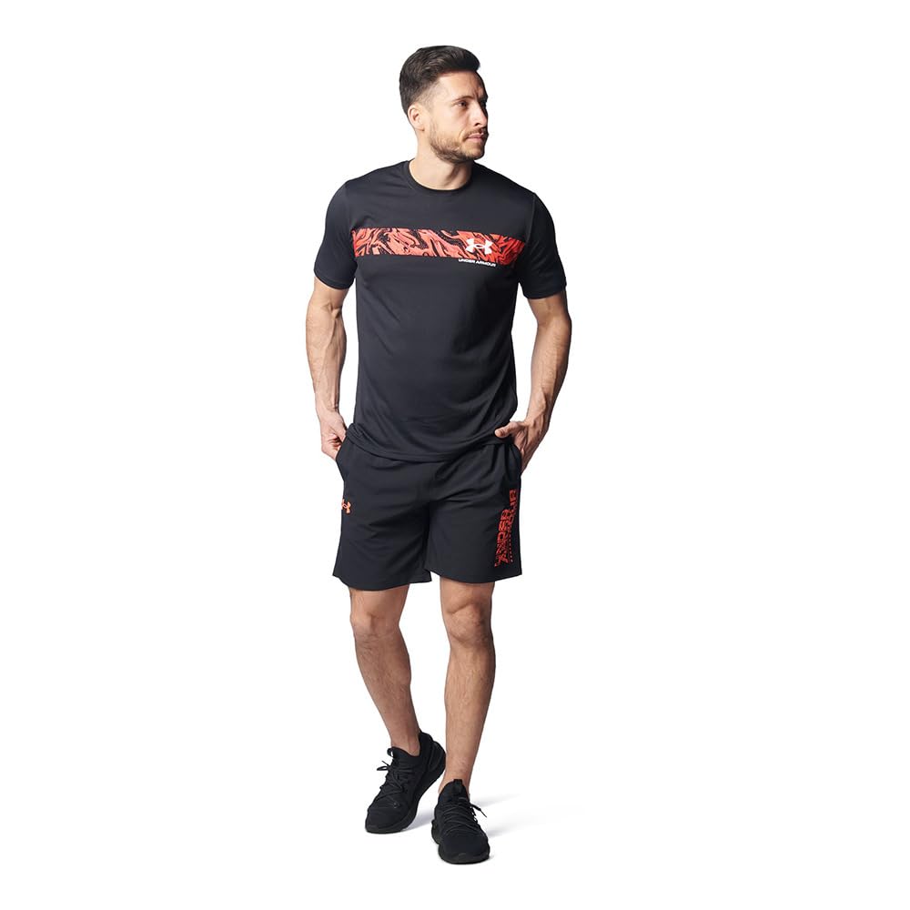 Under Armour UA Fresh Woven Shorts Black After Burn LG