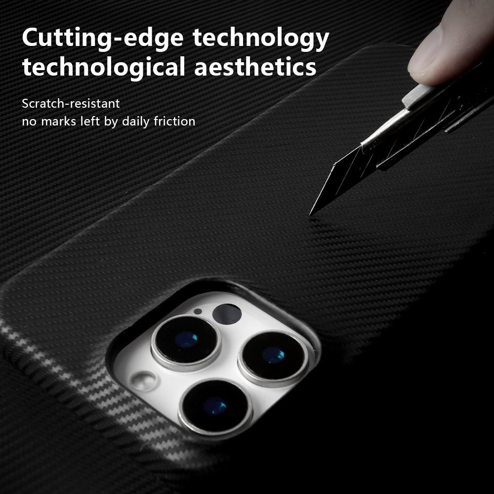 Luxury Genuine Leather Case For iphone 16 Pro Max 15Pro 14ProMax 13 12 11 Cases Carbon Fiber Pattern Phone Cover Phone Shell