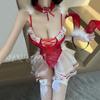Sexy Bunny Girl Jumpsuit, Lace Seductive Lingerie, Role-playing no-Take Uniform Set 1035