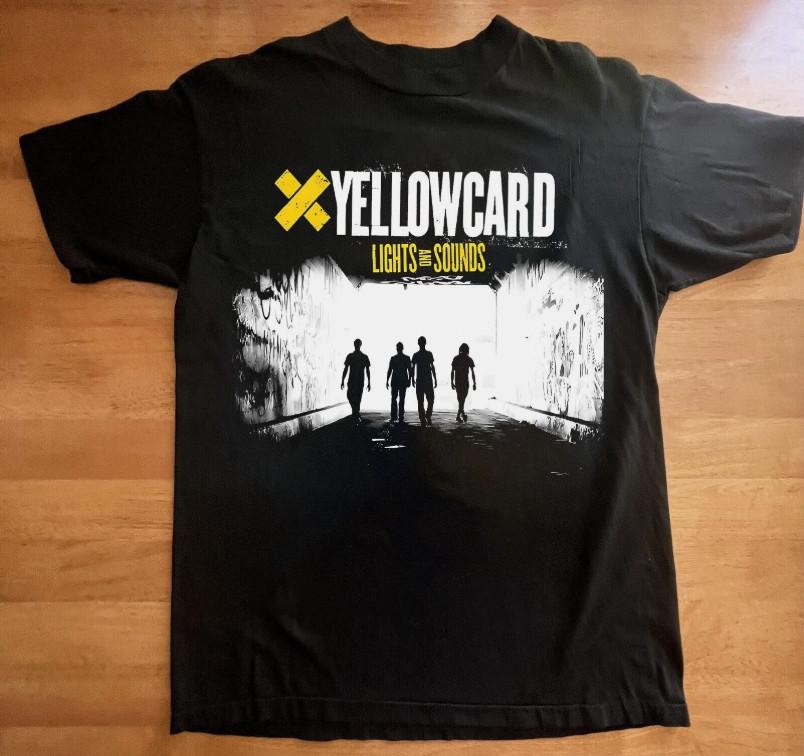 Camiseta Unisex Vintage Yellowcard Band Luces y Sonido Concierto Tallas S a 5XL