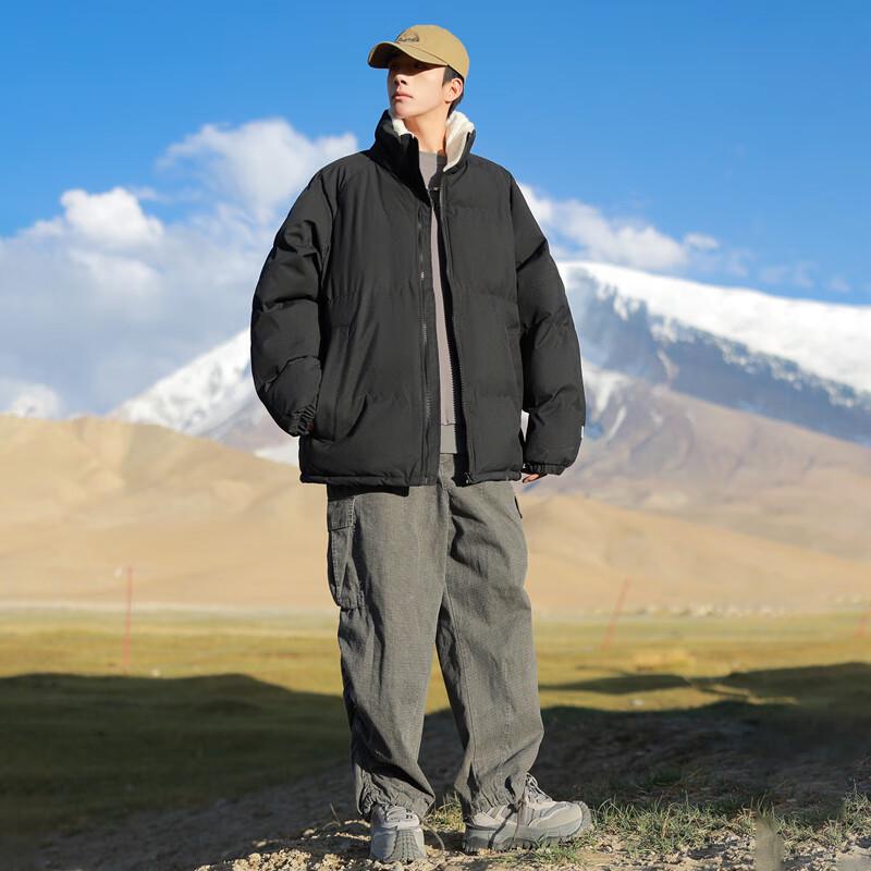 VANCAMEL Men's Autumn Winter Padded Puffer Jacket