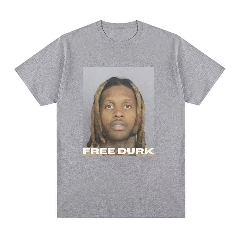 

FREE DURK T Shirt Lil Durk Graphic T Shirts Unisexs Women Clothing Fashion Vintage Tshirt Casual Cozy Cotton Oversized Tee Shirts 4XL