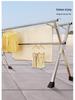 201 Stainless Steel X-Type Telescopic Clothes Drying Rack, Indoor Floor-Standing Model for Household Use