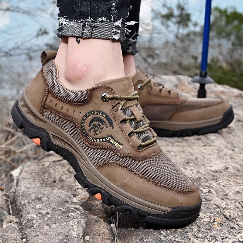 Fashion Outdoor Camping Hiking Shoes Men Net Cloth Sports Sneakers Man Travel Casual Shoes Leisure Walking Climbing Mens Footwear