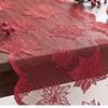 Jacquard Weave Lace Tablecloth Sheer Lace Jacquard Table Runner Holiday Table Cloth  Holiday Party