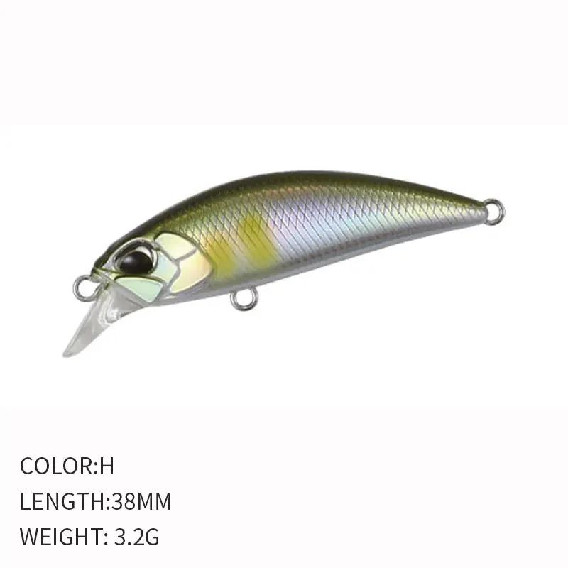 ALASICKAHot 38mm 3.2g Mini Sinking Minnow Fishing Lures Jerkbaits Peche Artificial Bait Wobbler Lure for Trout Bass Carp Fishing