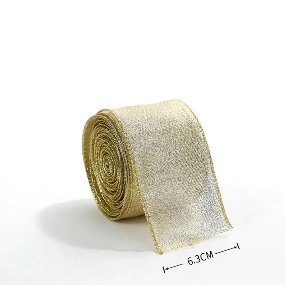 New 2m Christmas Ribbon Xmas Gift DIY Fabric Swirl Ribbon Christmas Tree Ribbon Plaid Bow Snowflake Burlap Ribbon