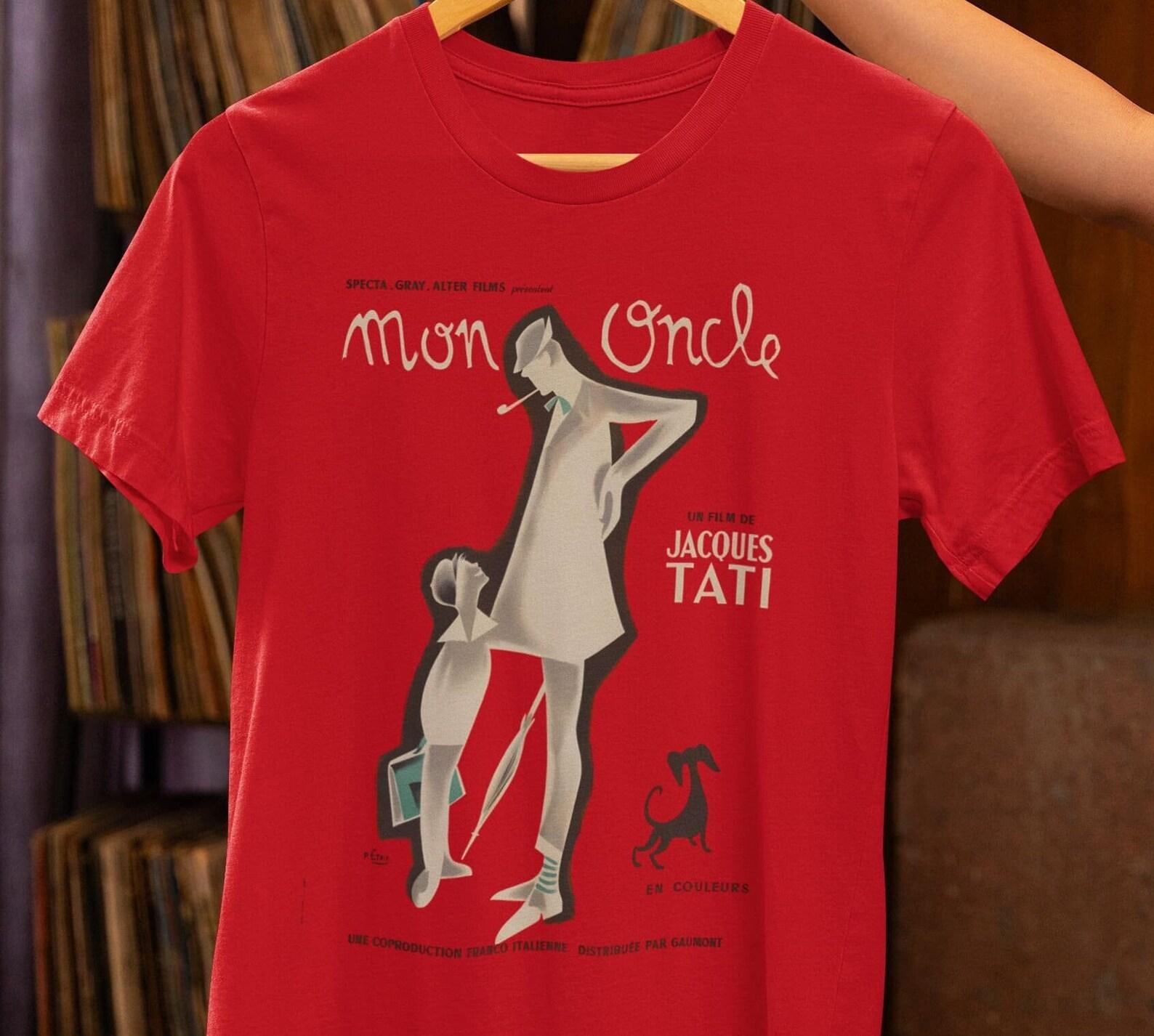 Mon Oncle T-Shirt – Jacques Tati French Comedy Film Tee XL