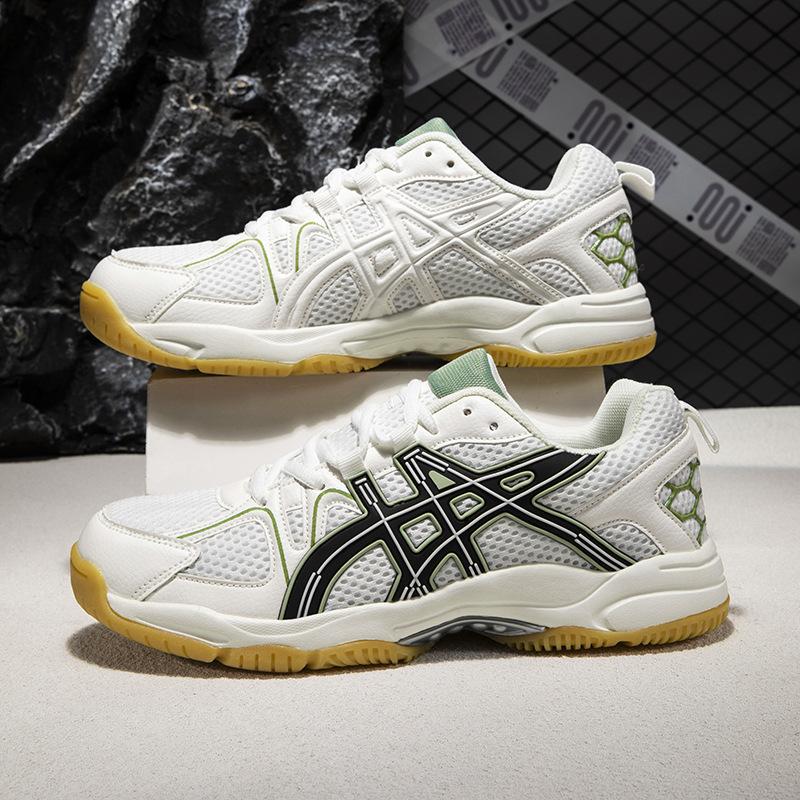 New badminton shoes men's shoes professional competition tennis sports shoes breathable non-slip beef tendon sole volleyball table tennis shoes