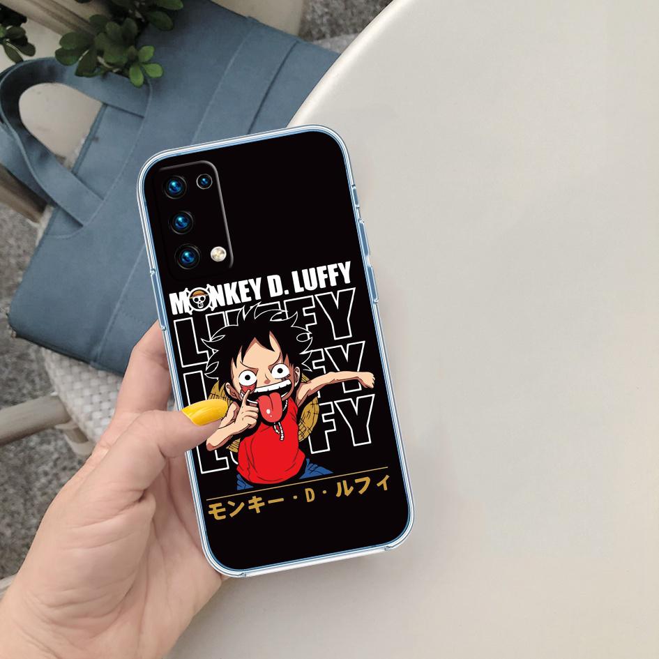 Luffy One Piece Soft Shell Transparent Phone Case for Samsung Galaxy A04 A04S A14 A23 A34 A54 M23 M33 M52 M53