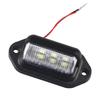 1/2/3pcs 12V 6LEDs Car Truck License Plate Light Truck RV Trailer Waterproof Tail Light Side Lamp Car License Plate Bulb License Plate Lights 2