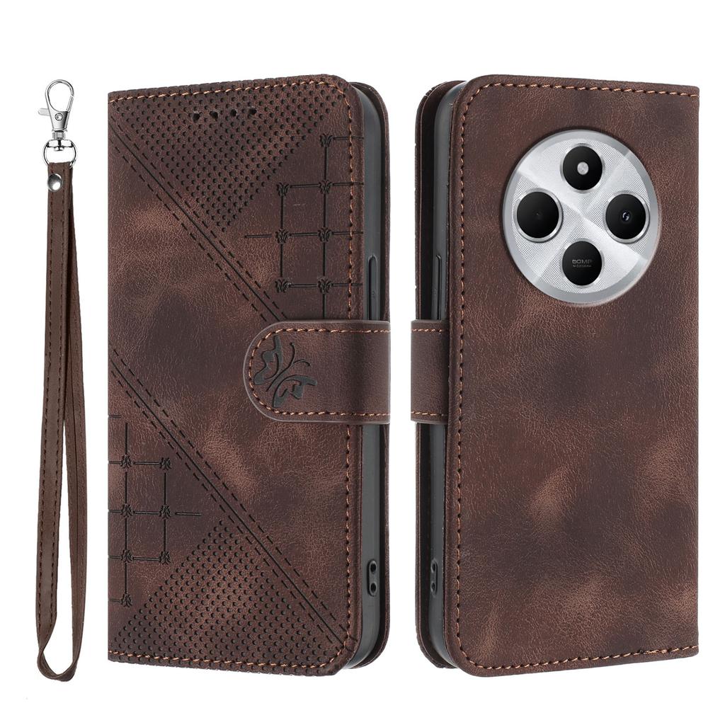 For Xiaomi Poco C75 4G/Xiaomi Redmi A3 Pro 4G/Xiaomi Redmi A4 5G/Xiaomi Redmi 14R 5G/Xiaomi Redmi 14C 4G Leather Wallet Case