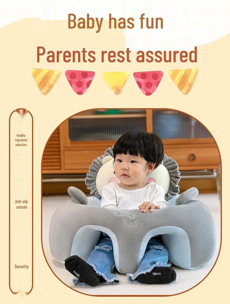 Neues Sitz- und Spielsofa für Babys und Kleinkinder: Anti-Kipp-Rückenlehnenstuhl für das Erlernen der Sitzhaltung