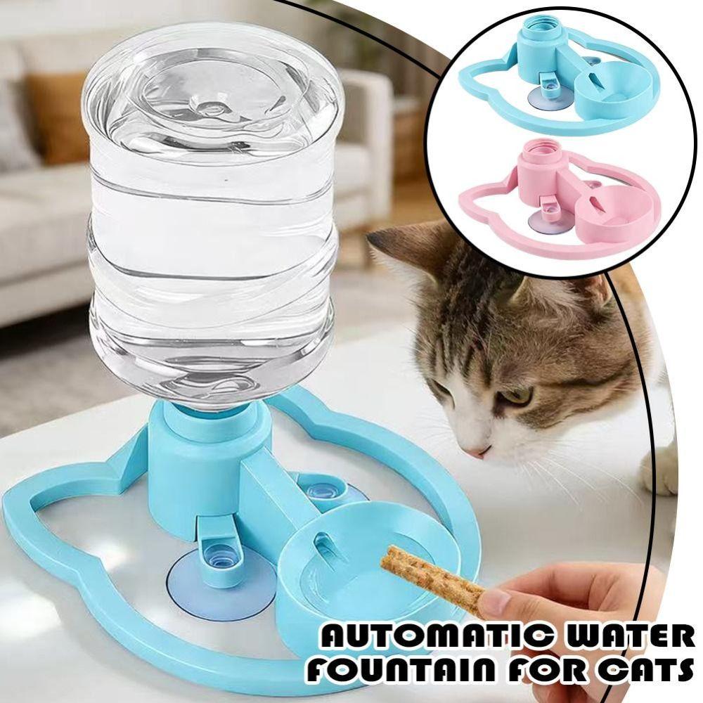 Leak Proof Cat Water Dispenser Automatic Gravity Water Bowl New Cat Drinking Fountain For Cats