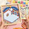 20 In 1 Landscape Sticker Book Capybara Cabin Scene Decorative Decals  Student