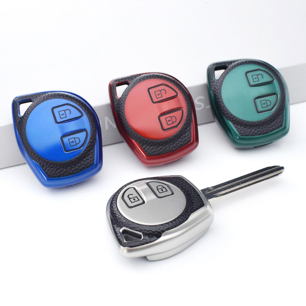 Soft Shell Fob Protector Holder For Suzuki Swift Grand Liana SX4 Window Vitara Amagatarai TPU Leather Car Remote Key Cover Case